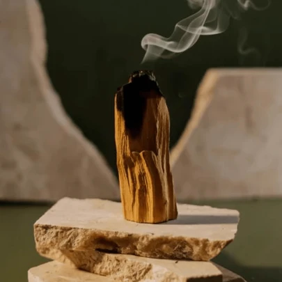PALO SANTO PERUANO 100% NATURAL INCENSO VEGANO AROMATERAPIA DEFUMAÇÃO 1 UNIDADE CHAKRAS