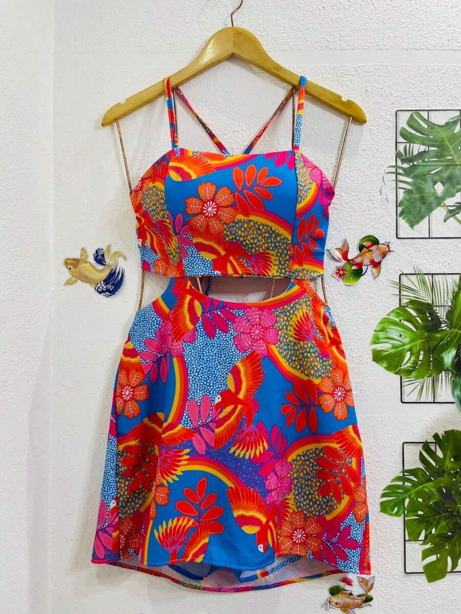 Women Dresses - 紅色 - 查看 1