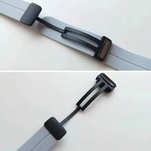 20mm 22MM Dây đeo đồng hồ Tương thích với Samsung Thiên hà Đồng hồ S3 Thể thao Silicone Khâu từ tính Đồng hồ HUAWEI GT 2 3 Ban nhạc , Đen - đen - Xem 4