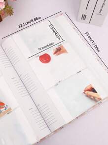 1pc 6-Inch 300-Page Writable Album,Back To School,School Supplies