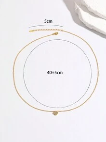 1 件时尚优雅 S925 纯银方晶锆石彩色锆石花吊坠项链，适合宴会、派对、情人节、复活节、新年、珠宝礼物 - 白色 - 查看 4