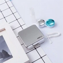 1 件装镜面便携式隐形眼镜盒简约高端伴侣盒，可替换、旅行、日常使用万圣节万圣节 - 彩色 - 查看 7