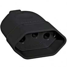 Electrical Extension Extender 2 Meters 10A PP2x2.5mm Cable - màu đen - Xem 2