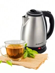 Electric Jug Stainless Steel Heater 2 LIters Coffee Tea - Silver - View 1
