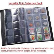 Álbum De Colección De Monedas De Pvc Transparente De 150 Rejillas Para Monedas Antiguas Y Conmemorativas - Negro - Ver 5