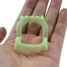 1pc-April Fools' Day Prank Toy-Prop Supplies Terrifying Luminous Vampire False Teeth Scaring Toy - Green - View 6