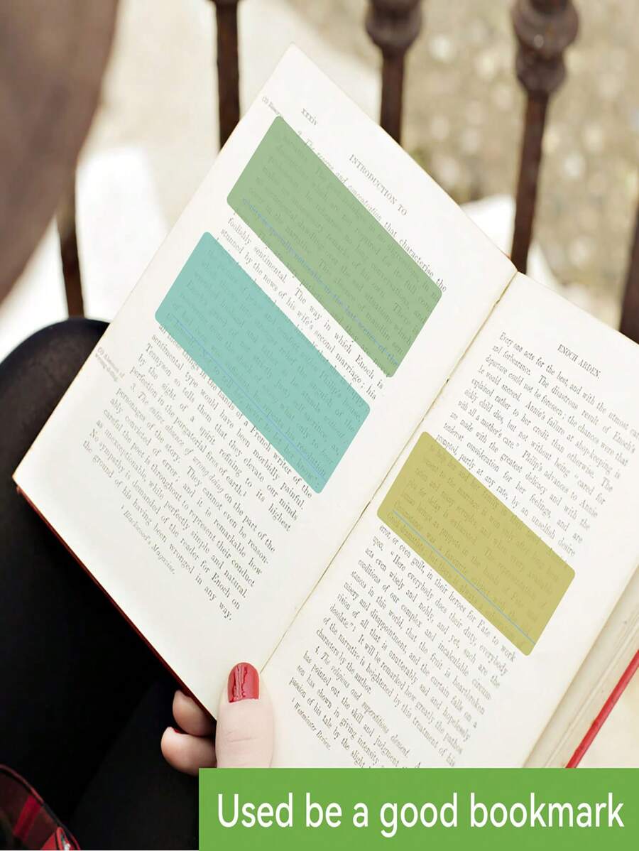 16pcs Guidance Reading Strips, Highlighter Strips, Reading Tracker