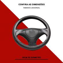 Capa De Volante Automotivo Carro Universal Azul