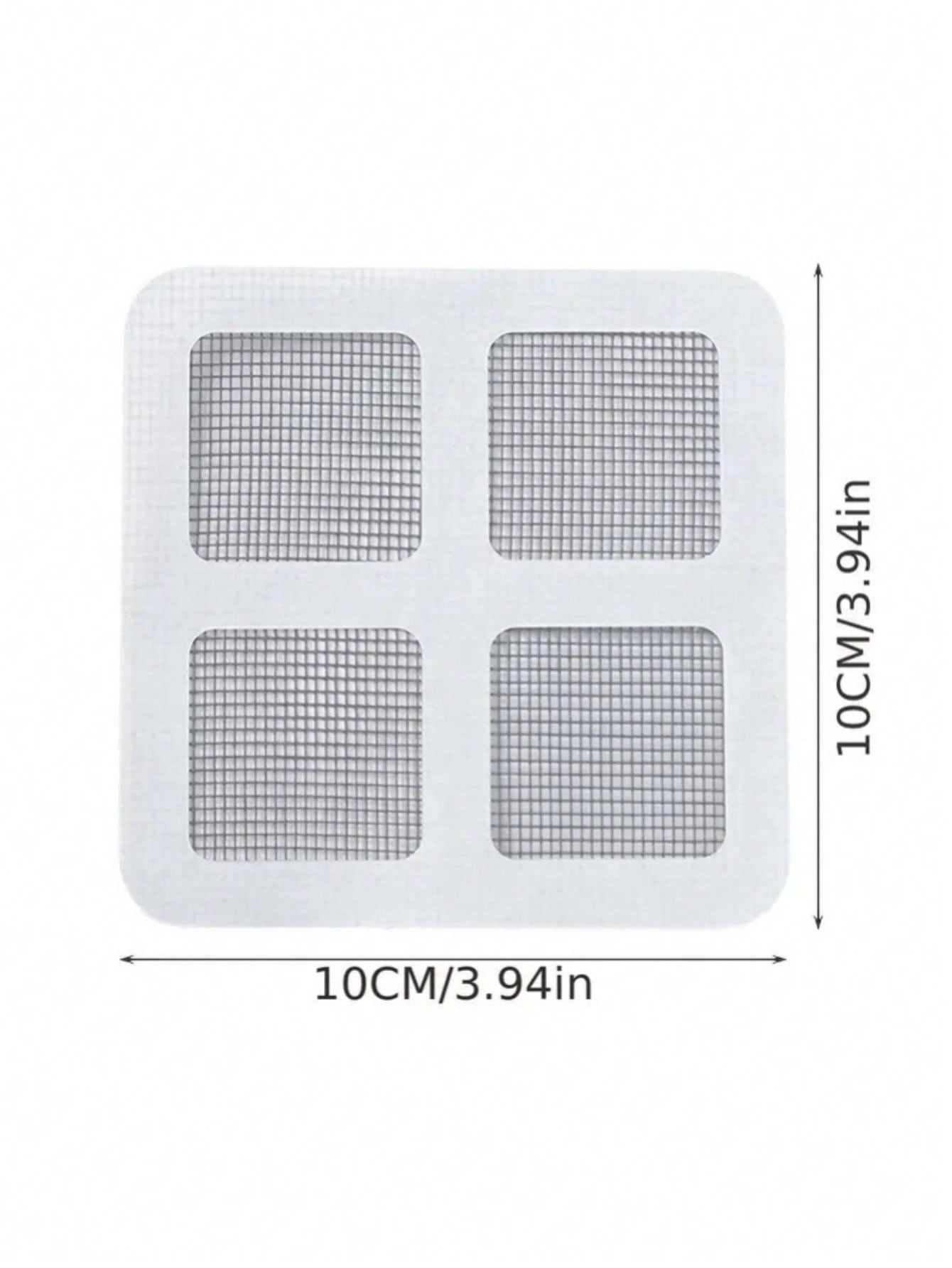 10pcs SelfAdhesive Window Screen Repair Tape 3.94x3.94inch Easy To