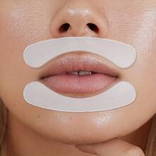 4pcs Transparent Silicone Adhesive Lip And Nose Pads, Reusable - Clear - View 1