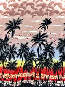 Plus Size Cover Ups - 乾枯玫瑰色 - 查看 2