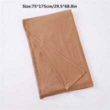 1pc Women's Modal Convenience Hijab Solid Color Head Scarf - Beige - View 4
