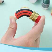 1入紅色筆形橡皮,適用於辦公室和學校日常使用 - 紅色 - 查看 4