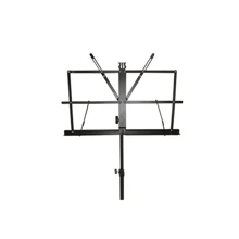 Estante De Partitura Telescópica Dobrável Estante Pedestal P/ Folha Pasta Orquestra - Arpeggio - Preto - Visão 8