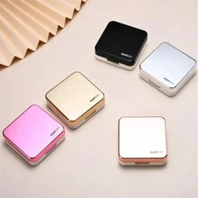 1 件装镜面便携式隐形眼镜盒简约高端伴侣盒，可替换、旅行、日常使用万圣节万圣节 - 彩色 - 查看 11