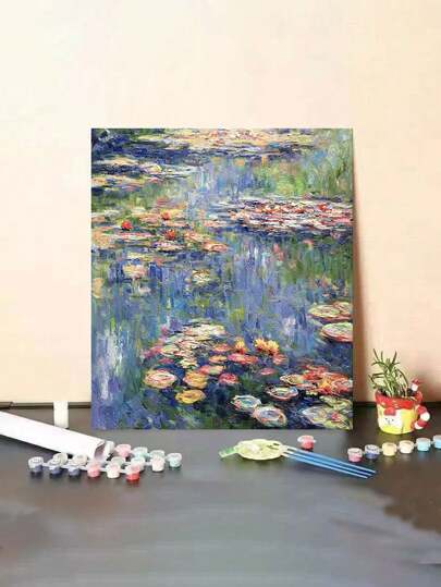 Beautiful Scenery Personalized Diy Digital Oil Painting Kit, 1 Set