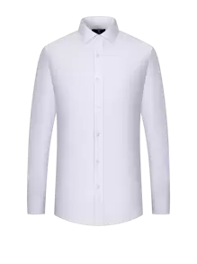 Camisa social masculina - Branco - Visão 2