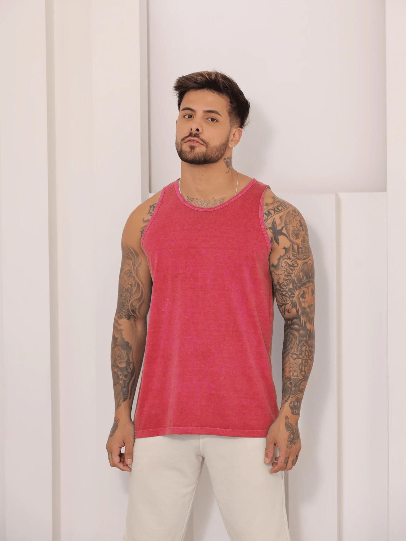 Men T-Shirts - Rojo - Ver 1