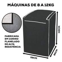 Washing Machine Covers - Graphite - View 3