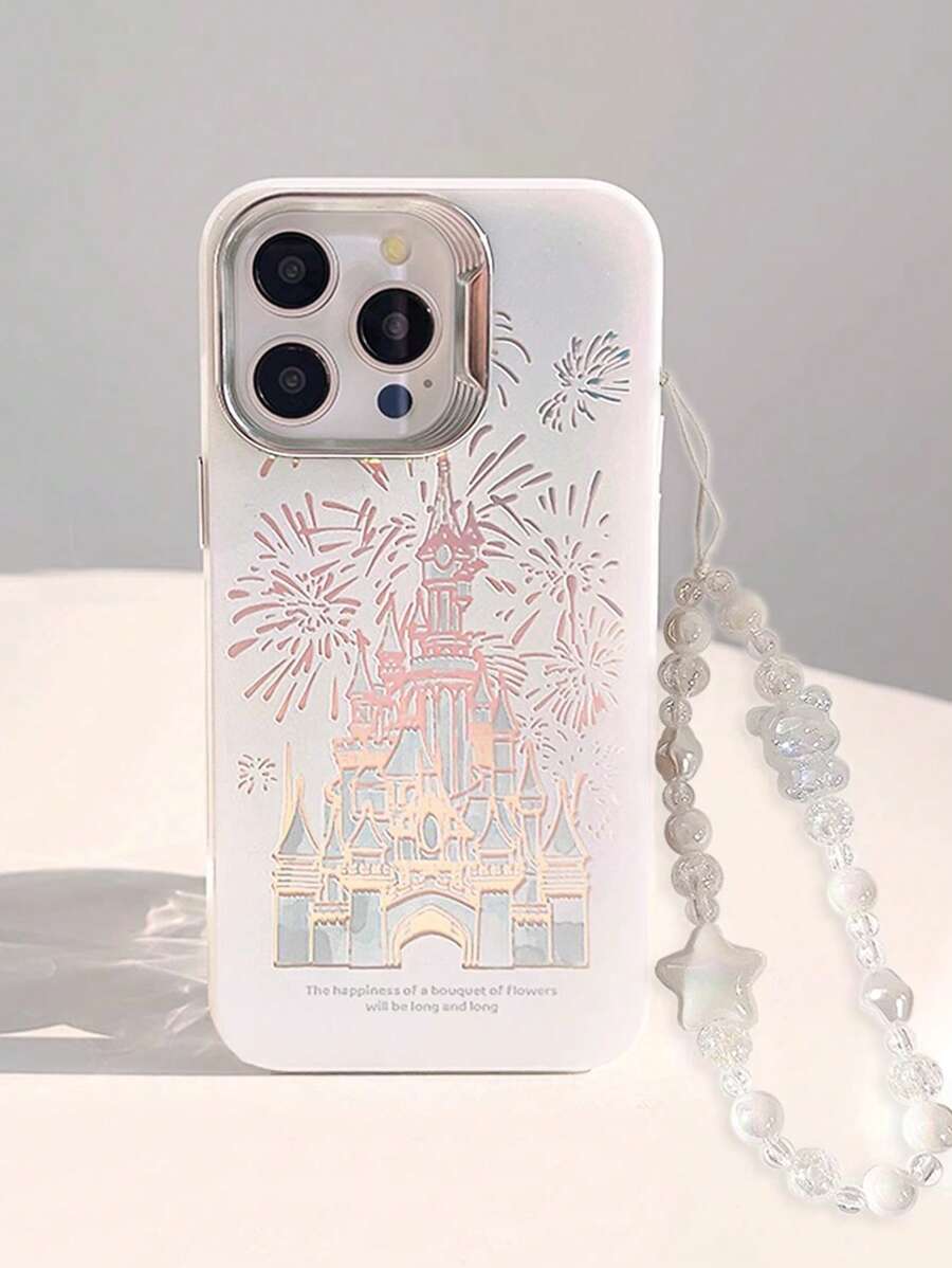 苹果 Gucadi Simple Dream 系列挂饰镀层镜框，奢华感，防摔，兼容 iPhone 手机壳