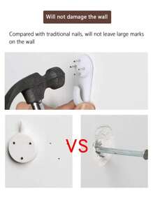 5/10/20/50 Pièces Crochet En Plastique Invisible, Petit Article À Ongles Invisible, Suspension Sans Trace, Kit De Suspendage De Photo Invisible, Crochets Sans Dégât Pour Le Cadre De Photo D'art De Suspension Murale De Gypse Sans Trace De Stuc En Béton