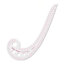 1pc Multifunctional Soft Plastic Comma-Shaped Curve Ruler Scale Sewing Tool Curve Patchwork Ruler Quilting Thread Crochet Curve Ruler