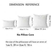 4pcs Set Of Simple Solid Color Soft Plush Pillow Covers, Home Decor Fabric, Without Pillow Insert - Dark Green - View 2