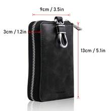 Multifunctional Portable Leather Travel Organizer, Passport/Ticket/Card Holder Wallet - Black - View 2