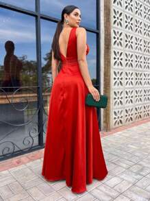 Bridesmaid Dresses - Naranja Quemada - Ver 2