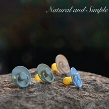 1 件天然橡胶婴儿奶嘴，新生儿圆形奶嘴，适用于母乳喂养婴儿新生儿安抚奶嘴 3-6 个月和 6-18 个月 - 粉紅色 - 查看 7