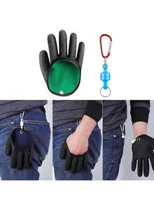 Carrete De Caña De Pescar Combo Kit Completo Pescar Juvenil Largo Cañas de pescar con combinación , kit pesca 2.1m fibra de carbon mar Varilla - Celeste - Ver 9