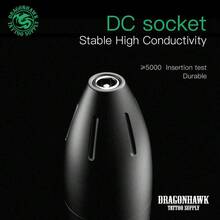 Dragonhawk Wireless Tattoo Kit Rotary Tattoo Pen Machine Gun Kit Complete Kits Cartridges Needles For Beginner - Black - View 3