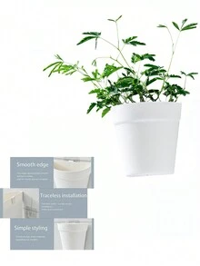 1 件水耕壁掛花盆,簡約植物盆栽裝飾 - 彩色 - 查看 4