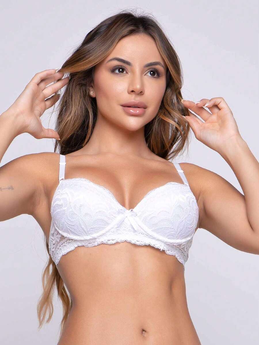 Women Bras & Bralettes - 白色 - View 1