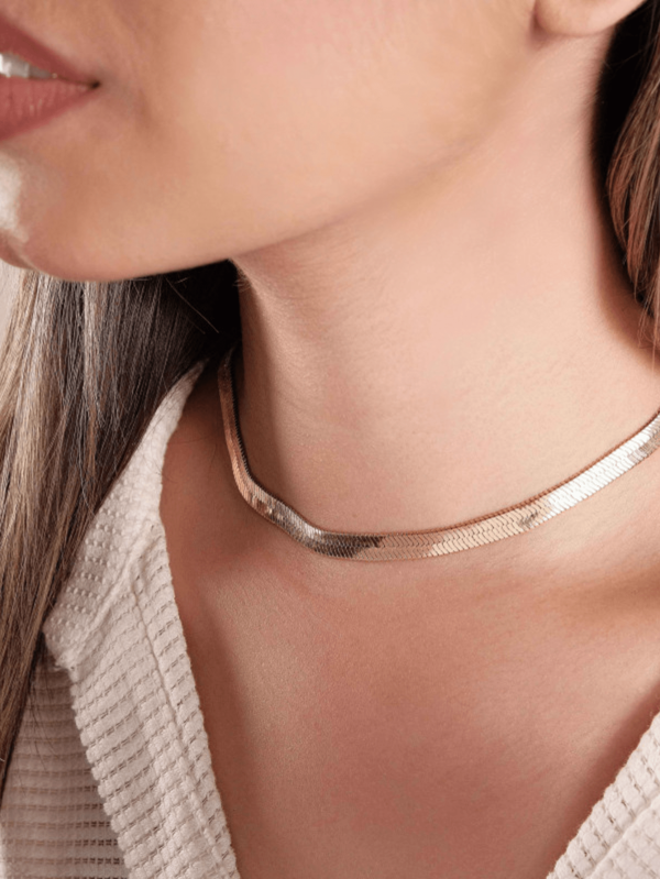 Choker Fita Laminado Folheado a Ouro Choker Gargantilha Fita
