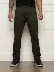 Calça Sarja Masculina Premium: Conforto Inigualável com 98% Algodão e 2% Elastano TOP