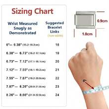 1 Miếng Creative DIY Vòng tay , Mới lạ Đúng mốt Thủ công Vòng tay Phụ kiện , Sinh nhật & Quà tặng lễ hội - Bạc - Xem 6