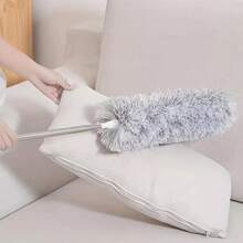 1pc Super Practical Household Long Extendable Bendable Dusting Brush, Cleaning Sweeping Broom For Ceiling Dust Cleaning - Grey - View 6