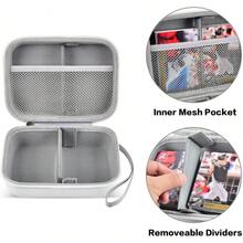 ALKOO Baseball Card Holder Case Compatible With  Baseball Sports Cards 2023 Series, Vintage Small Card Binder, Storage Display Hard Box For 410+ Football Trading Cards 2022/2021 With Removable Divider - Multicolor - View 3