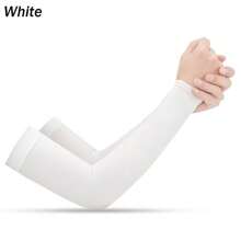 2Pcs Arm Sleeves Warmers Sports Sleeve Sun UV Protection Hand Cover Cooling Warmer Running Fishing Cycling