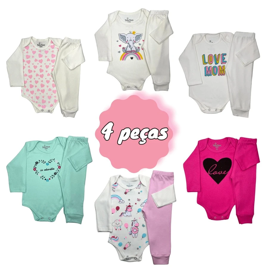 Baby Girls Bodysuits - Hot Pink - View 1
