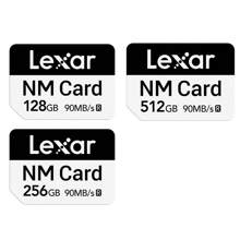 Lexar NM卡原裝NCARD記憶卡128GB 256GB 512GB，與華為Mate 60Pro + P30 P40 P50 Nova5 Enjoy / Honor / MatePad Pro手機兼容 - 黑與白 - 查看 1