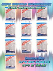 10 Block Nota De Remision Autocopiante 1/4 De Carta con Copia