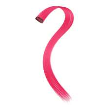 Synthetic Extensions Clip-In Hair Extensions - Hot Pink - View 8