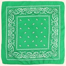 Women's Plant Print Boho Style Square Scarf, Suitable For Daily Wear