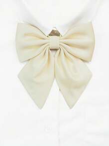 pooting bear 1 Pezzo Cravatta in Maglia in Poliestere di Colore Tinta Unita Stile Scolastico con Collo Regolabile, Adatta per Abiti Quotidiani, Stile Jk, Appuntamenti e Altri Accessori per Donna