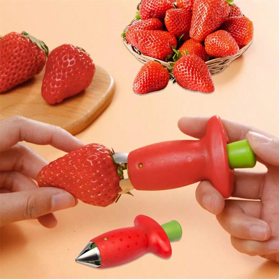 Strawberry Shell, Strawberry Cutter, Strawberry Corer, Fruit Corer