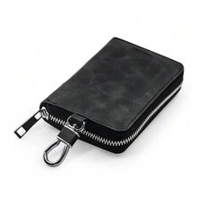 Multifunctional Portable Leather Travel Organizer, Passport/Ticket/Card Holder Wallet - Black - View 7
