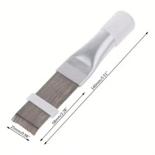 1 pezzo Spazzola per la pulizia delle alette del condizionatore d aria e raddrizzatore in acciaio inox per alette, utensile di pulizia del condizionatore d aria, per cucina, bagno, casa, forniture per la casa
