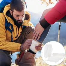 30捆高級紗布繃帶捆,10 * 4.5米醫用紗布彈性繃帶捆,符合繃帶拉伸繃帶捆,可用於包紮各種傷口和急救包 - 白色 - 查看 3